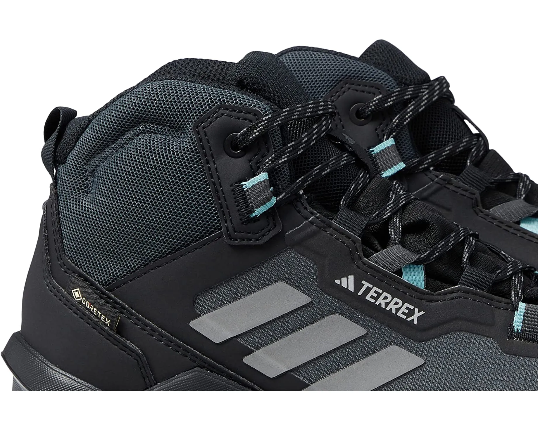 Adidas Terrex Ax4 Mid Gore-Tex Outdoor high top sneakers, black/dark gray