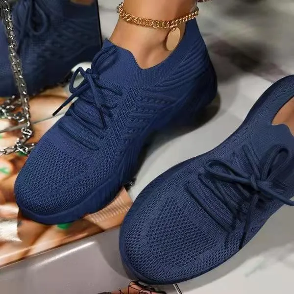 Amozae Women Sneakers Casual Shoes Women Tenis Feminino Lace Up Breathable Ladies Shoes Woman Outdoor Walking Zapatos Mujer Sport
