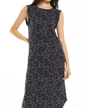 Bailey Slub Wild Cat Dress in Washed Black | Washed Black
