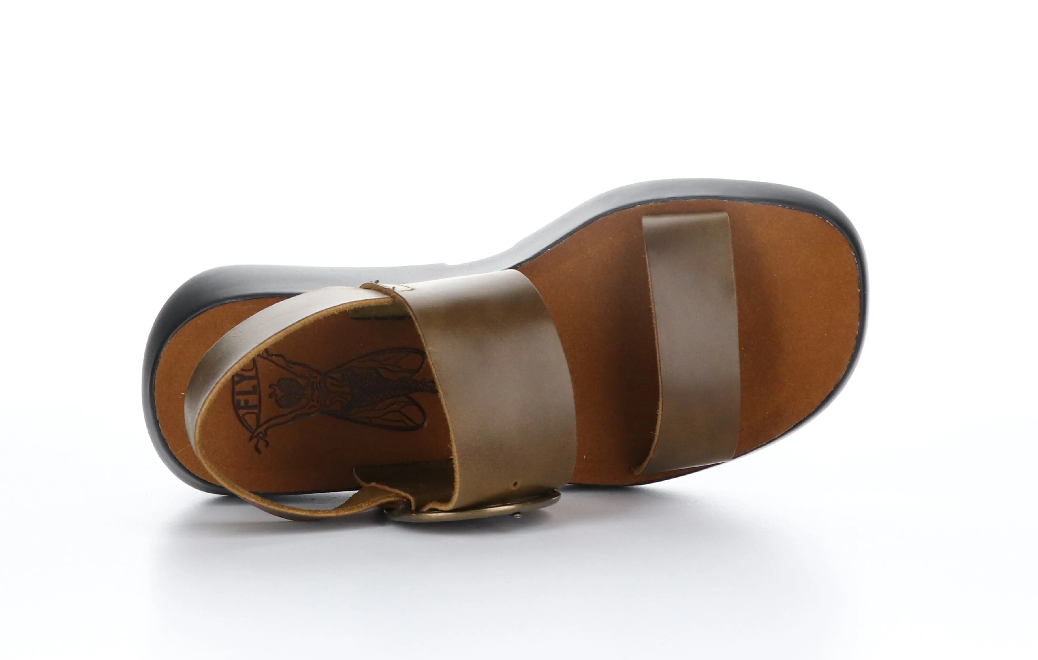BANI739FLY Bridle Camel Buckle Sandals