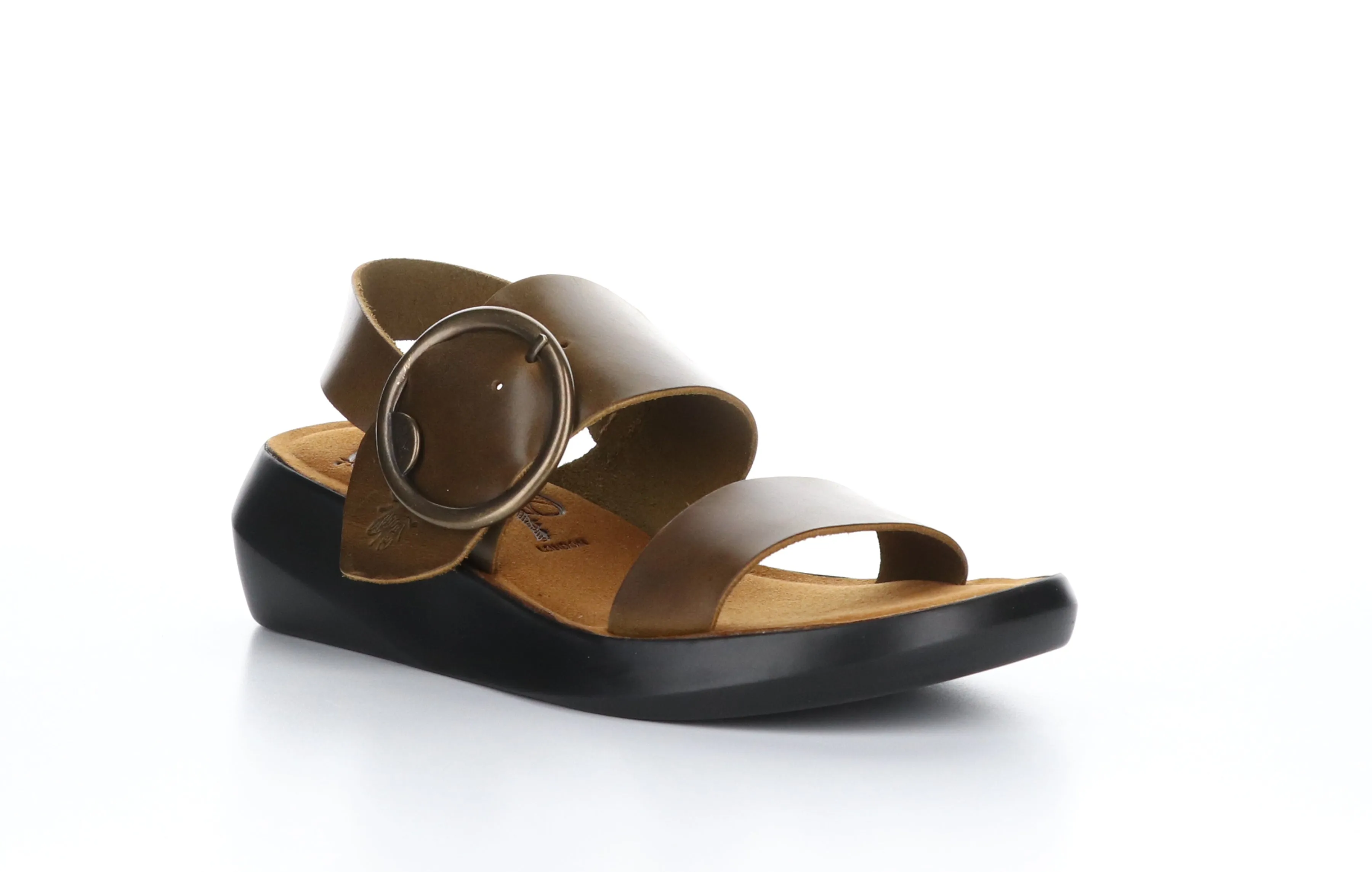 BANI739FLY Bridle Camel Buckle Sandals