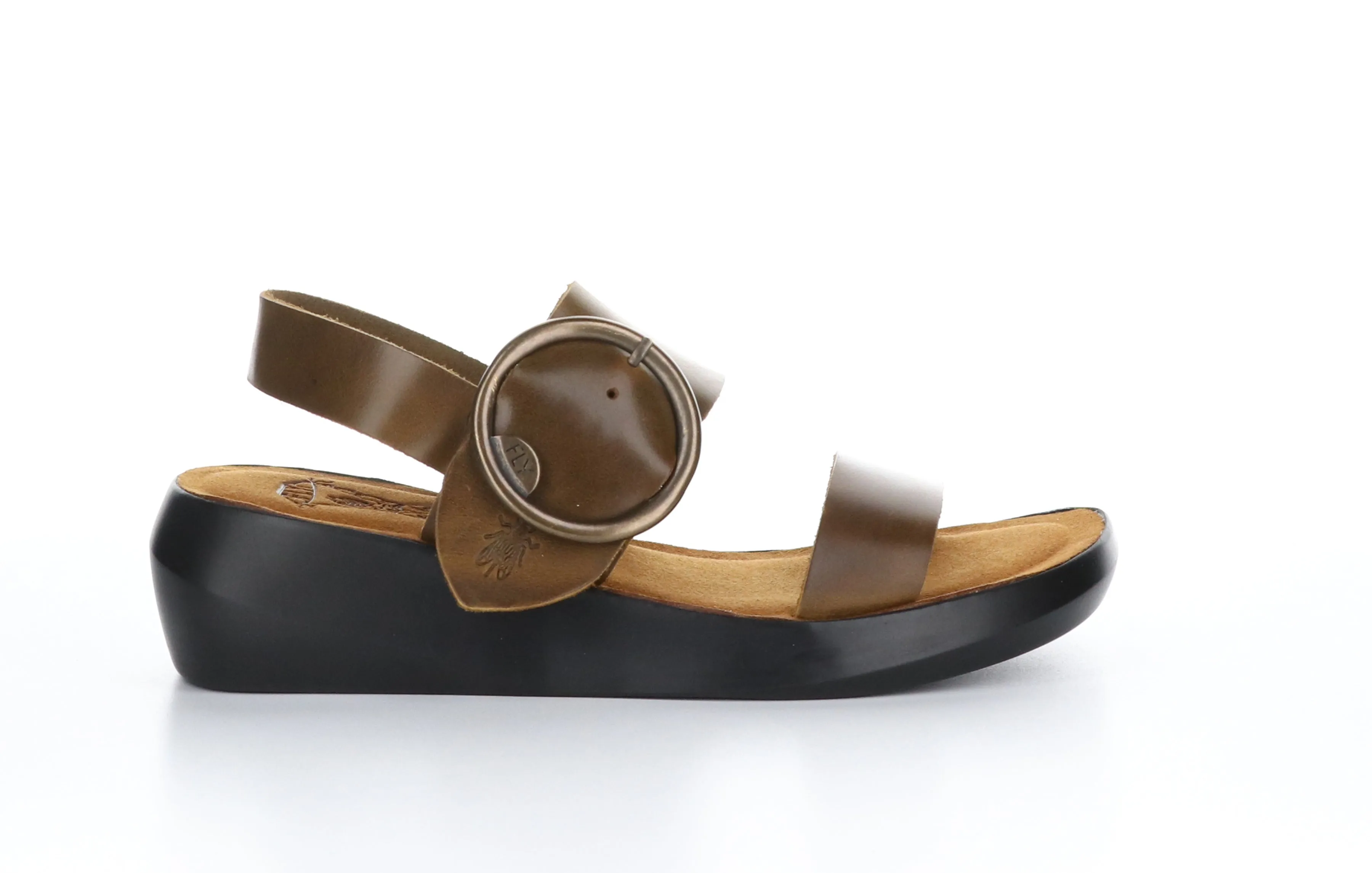 BANI739FLY Bridle Camel Buckle Sandals