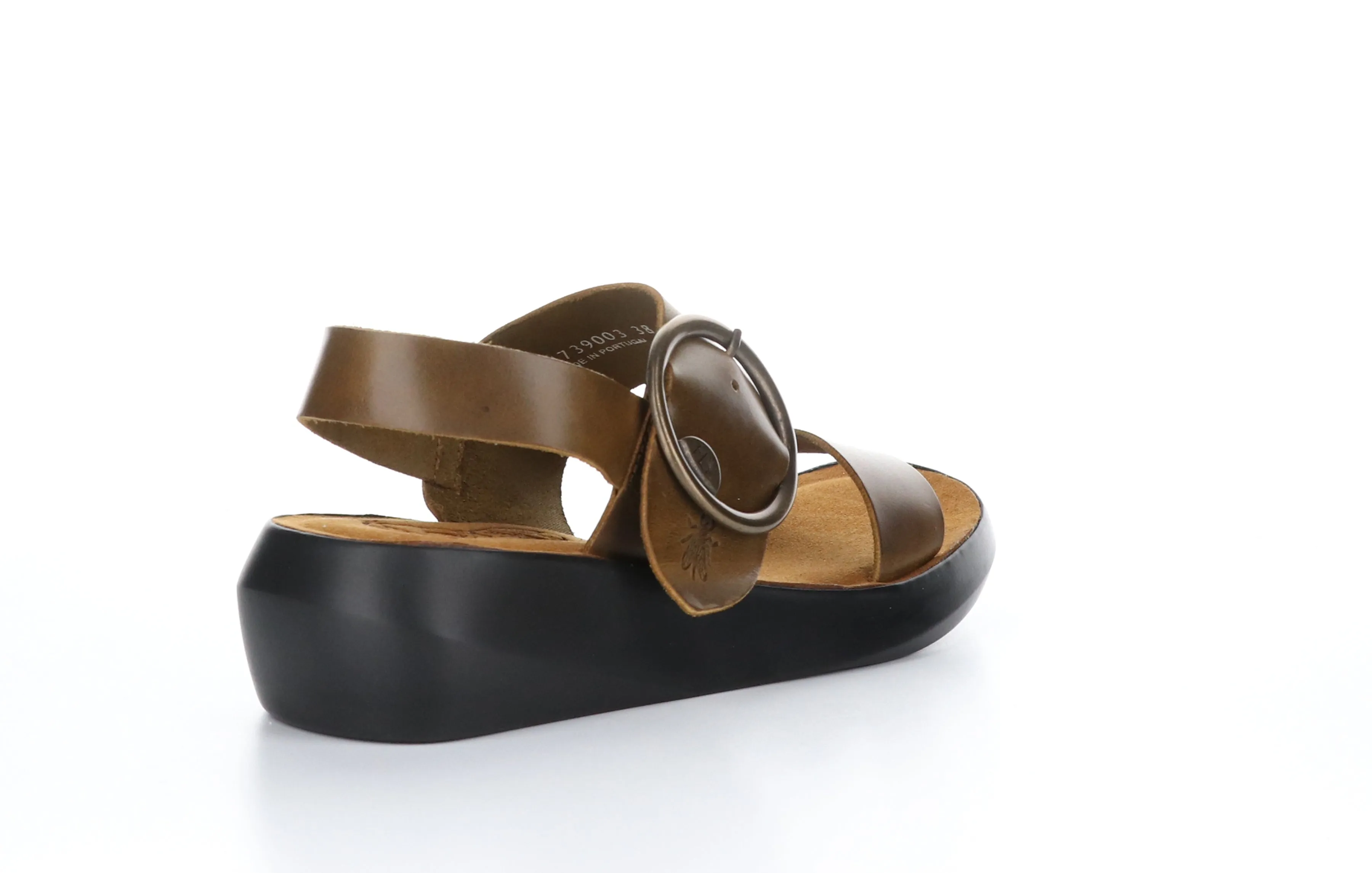 BANI739FLY Bridle Camel Buckle Sandals
