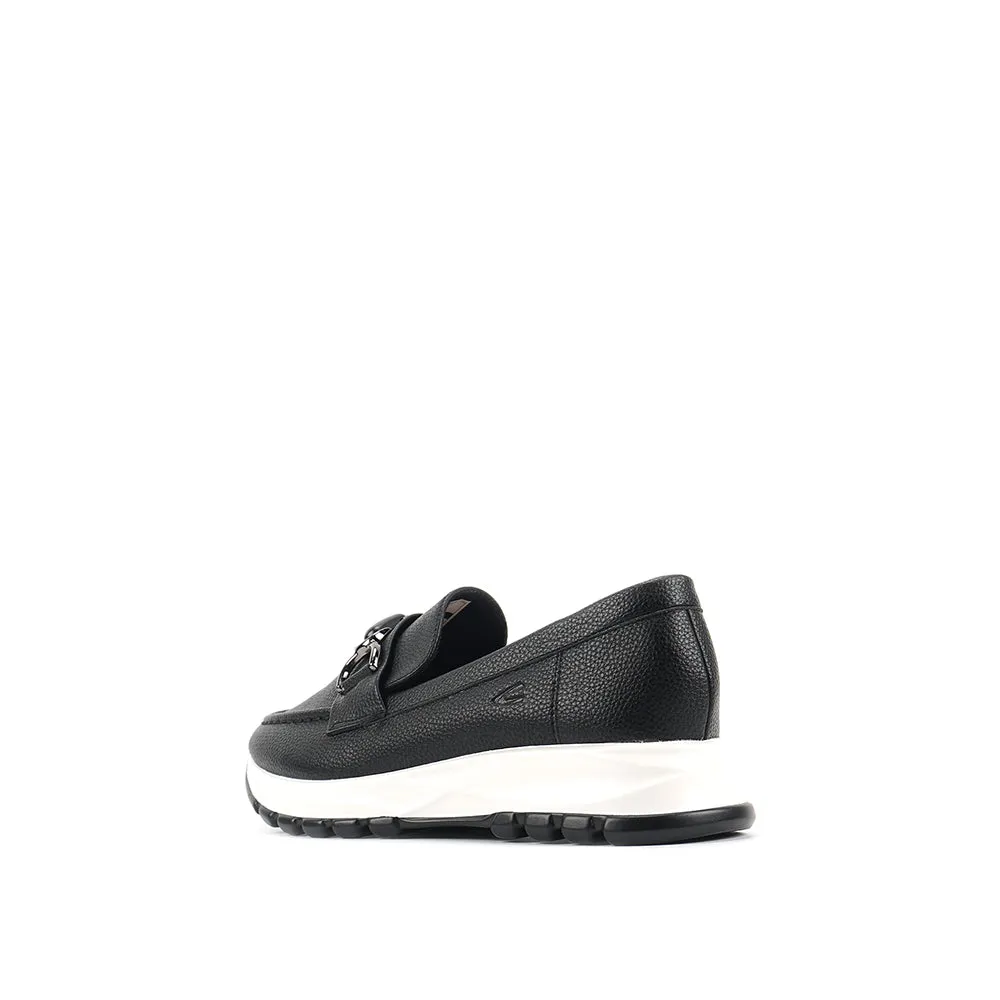 camel active Women Vera  Classic Platform Loafer Sneakers -752411-SN01SV-1-BLACK