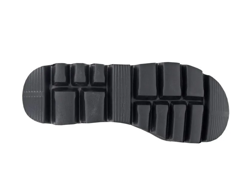 Cipriata L415 Blue T Bar Fisherman Strap Chunky Sole Sandal