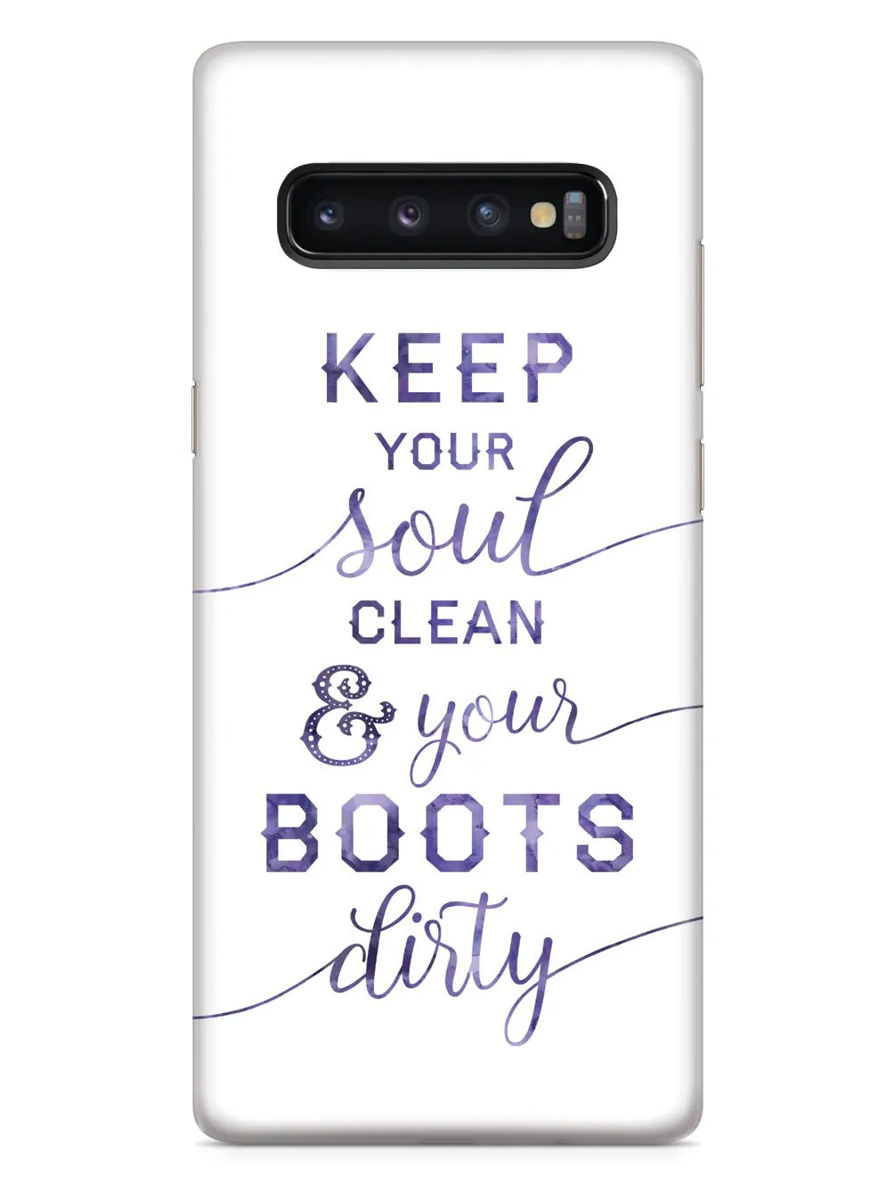 Clean Soul, Dirty Boots Case