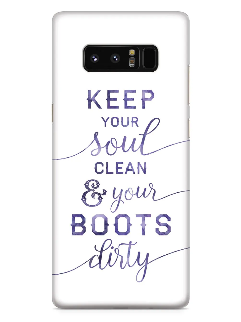 Clean Soul, Dirty Boots Case