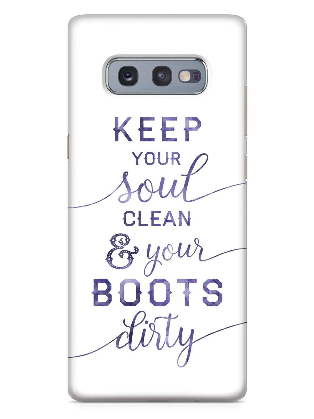 Clean Soul, Dirty Boots Case