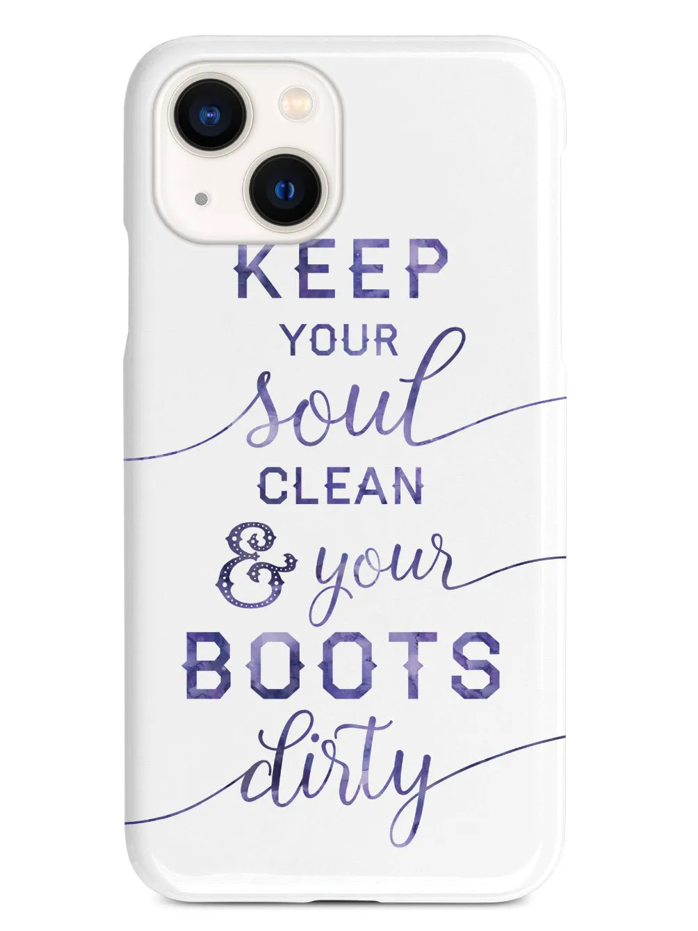 Clean Soul, Dirty Boots Case