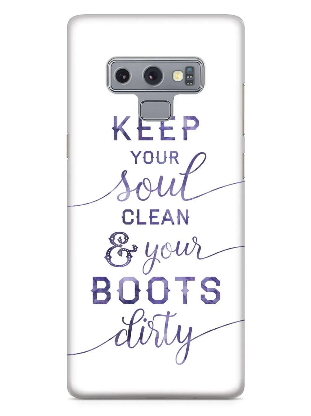 Clean Soul, Dirty Boots Case