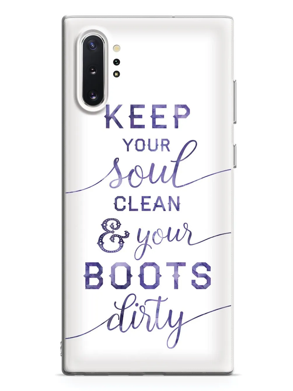 Clean Soul, Dirty Boots Case