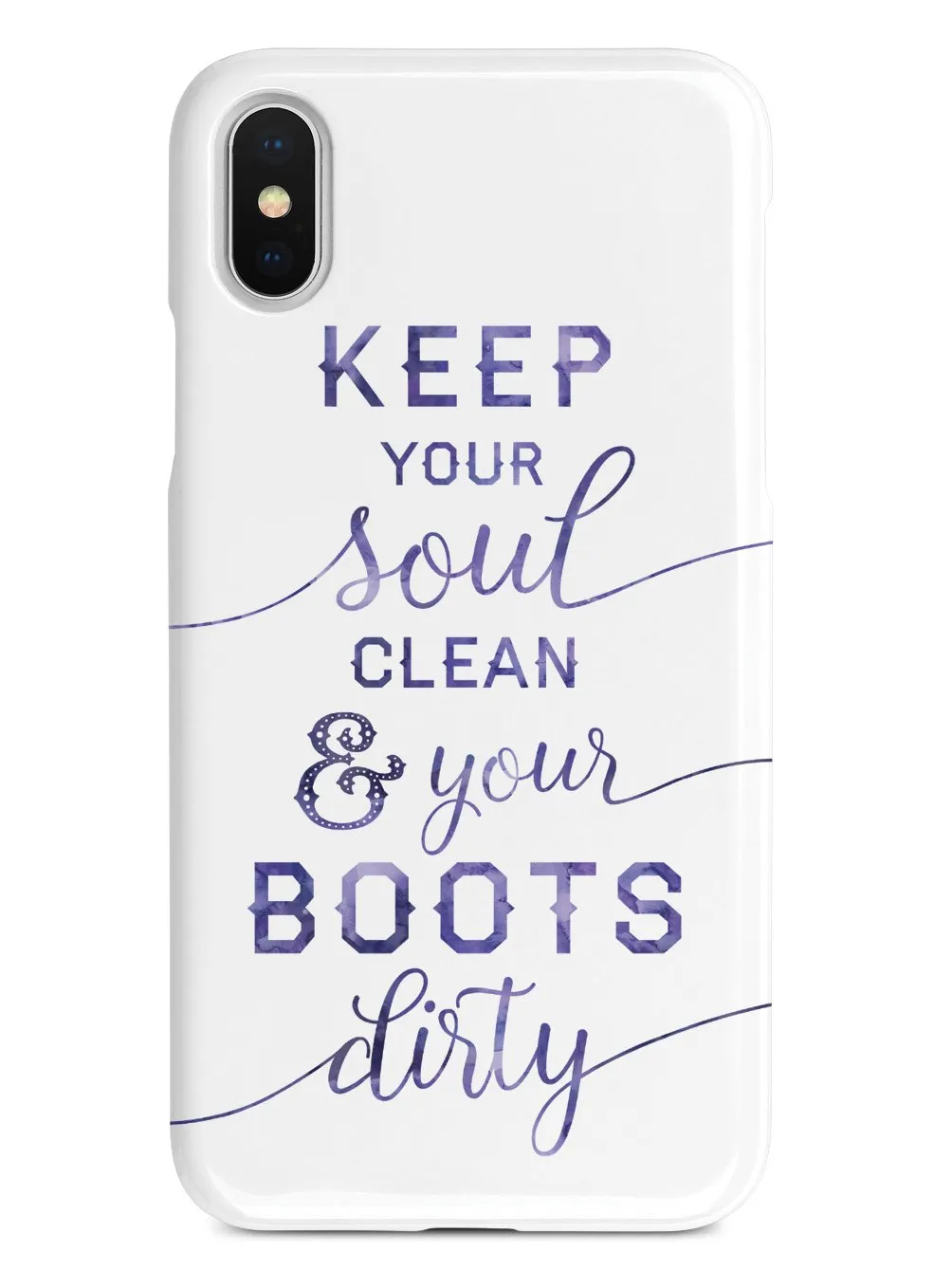Clean Soul, Dirty Boots Case