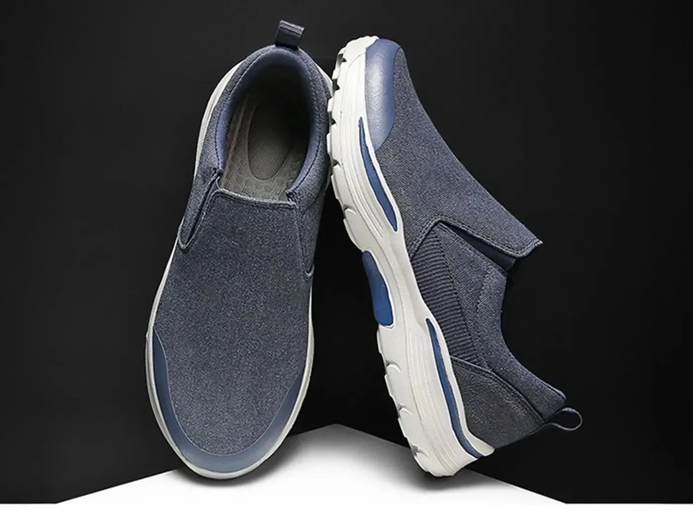 FitVille Men's Canvas Loafers