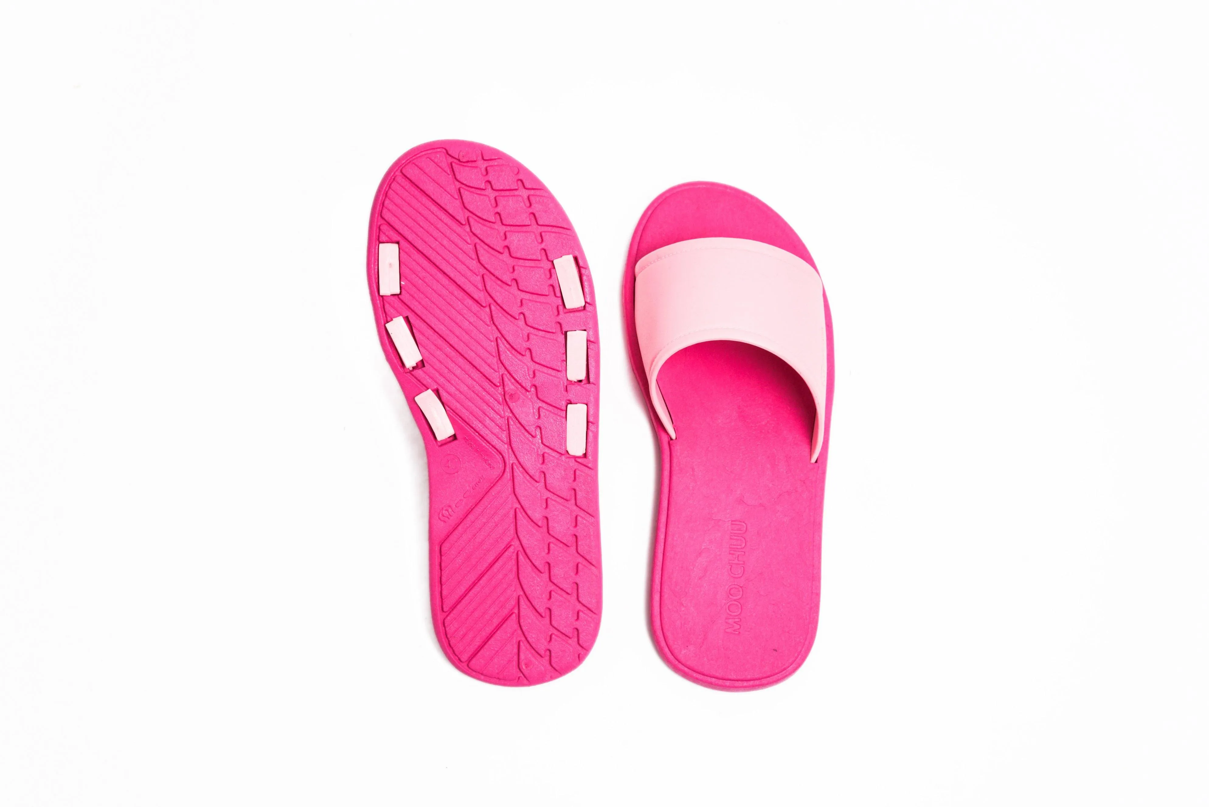 Fluffy Pink Sole Light Pink Strap