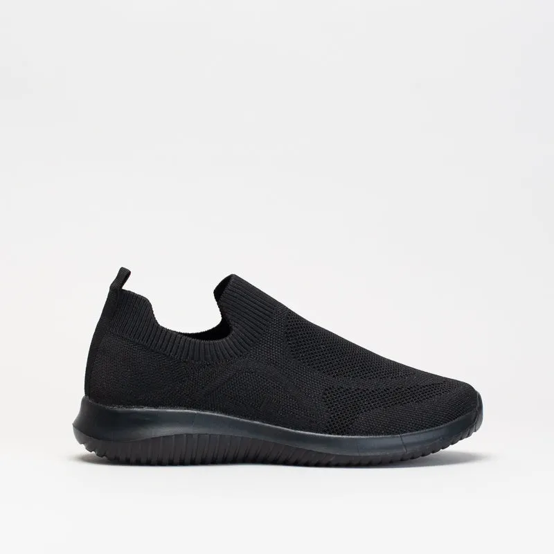 Giovanni Women Lurex Slip On Knit Sneaker _ 150621