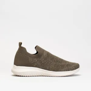 Giovanni Women Lurex Slip On Knit Sneaker _ 150621