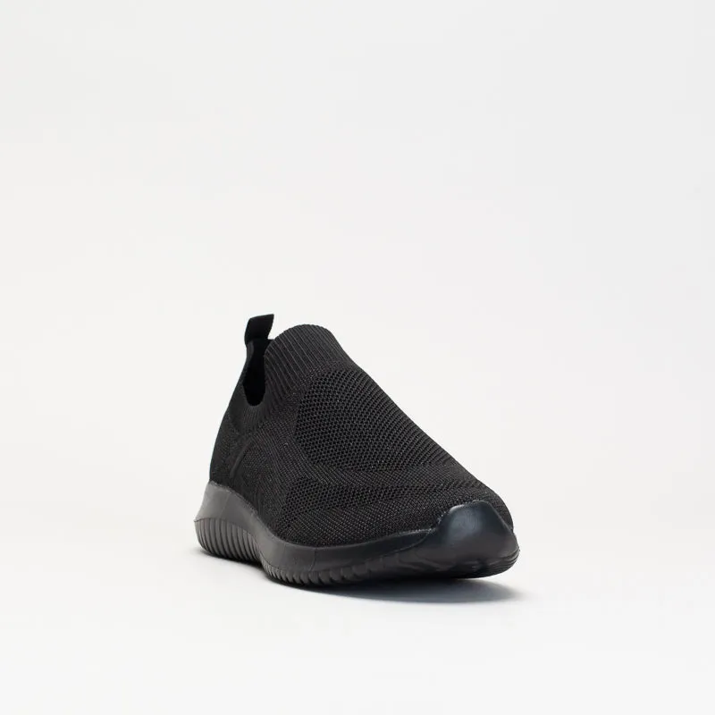 Giovanni Women Lurex Slip On Knit Sneaker _ 150621