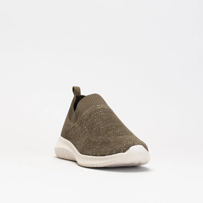 Giovanni Women Lurex Slip On Knit Sneaker _ 150621