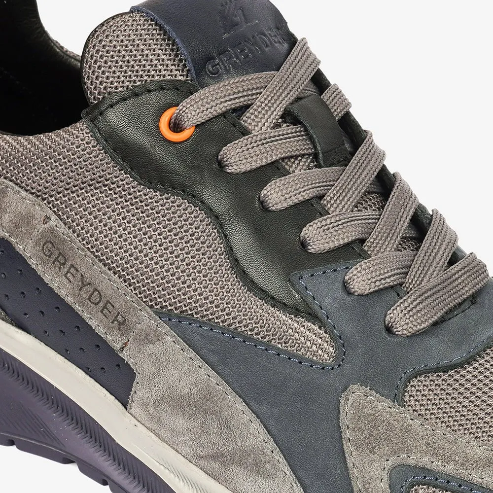 Greyder Men's Mesh Sneakers in Smoked
