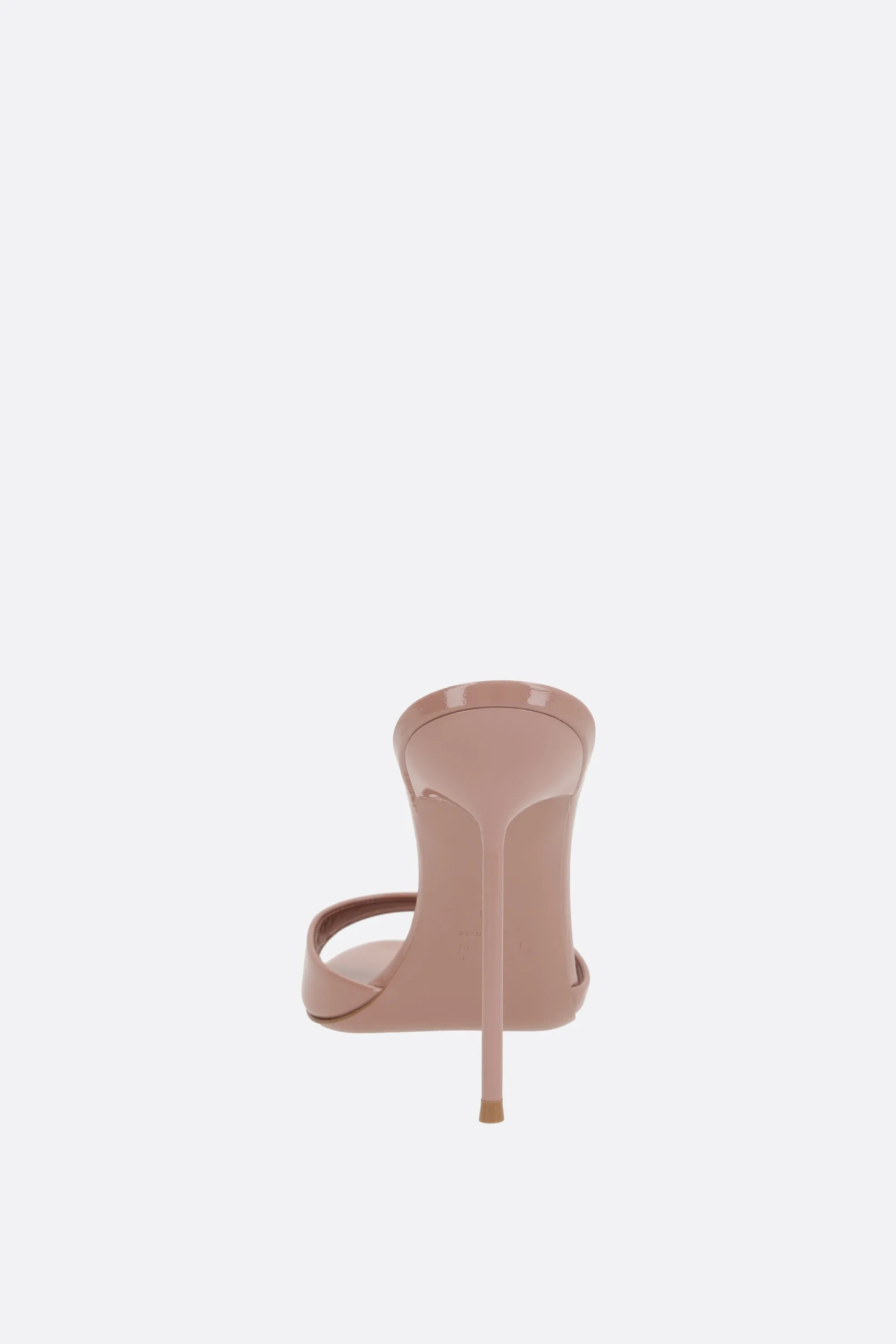 Lidia Patent Mule Sandals