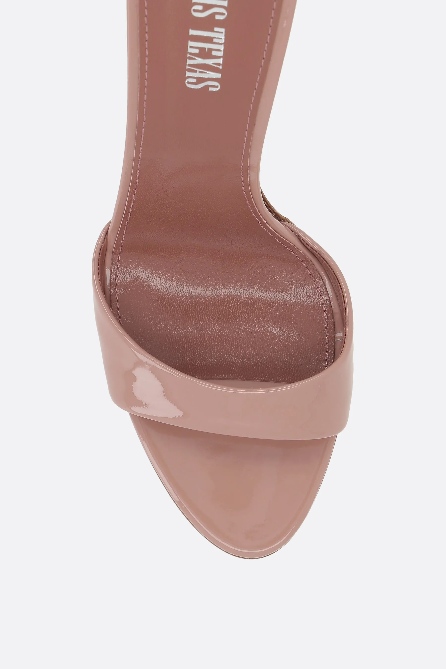 Lidia Patent Mule Sandals