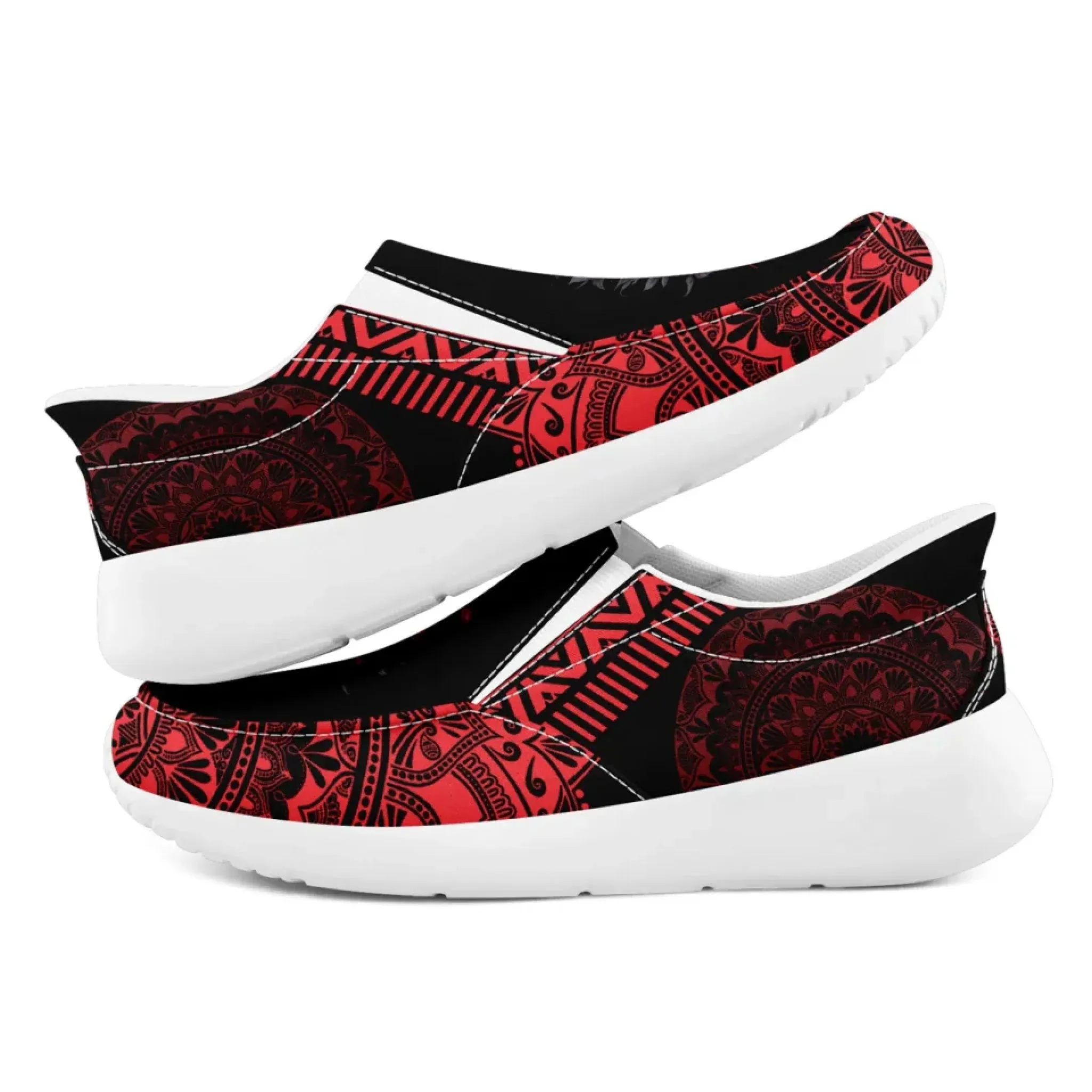 Personalized Gothic Sneakers, Custom Skull Fashion Shoes, Comfortable Unisex Slip On Shoes