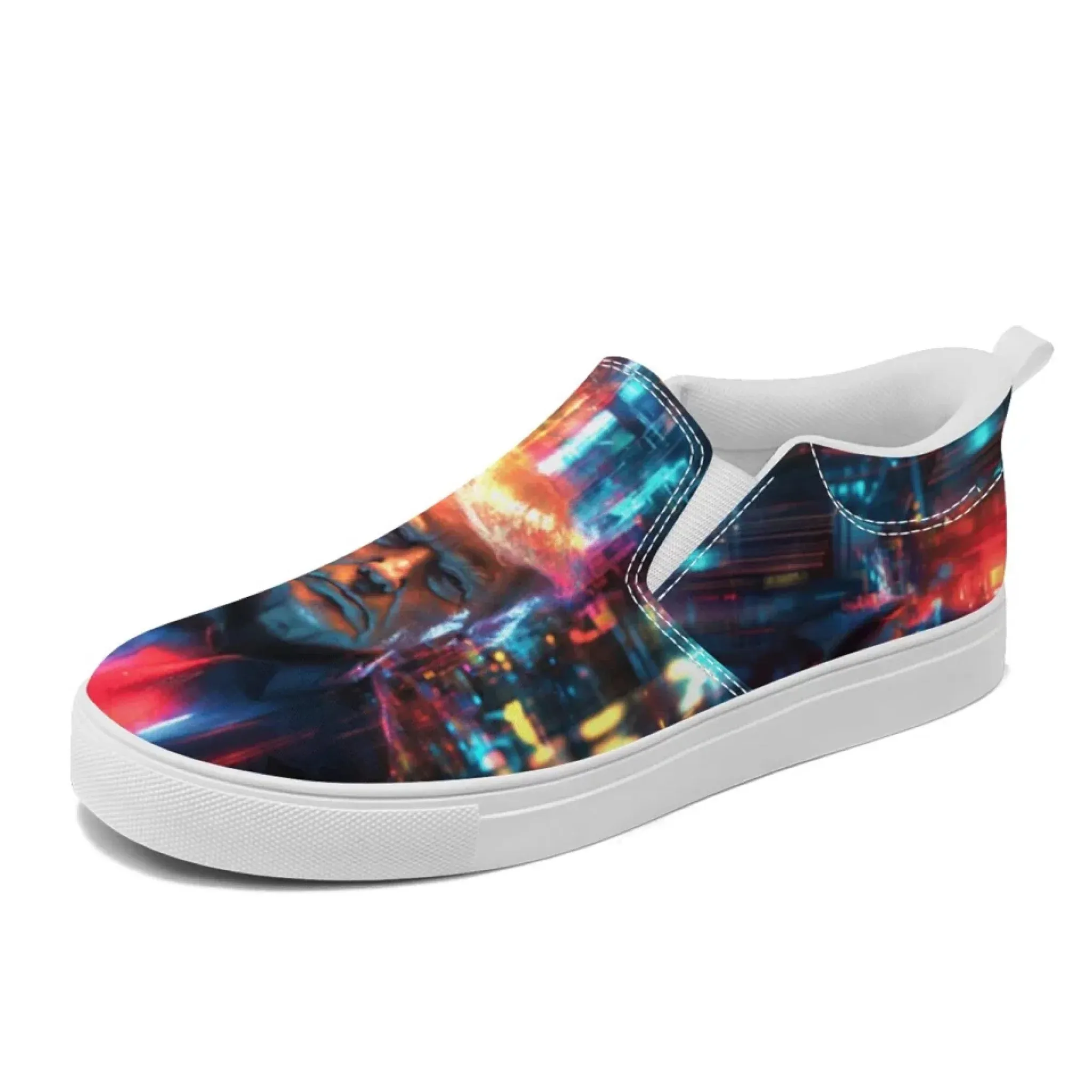 Personalized Trump Sneakers, Custom Canvas Slip On Shoes, Patriotic Unisex Shoes FN071-026-262001