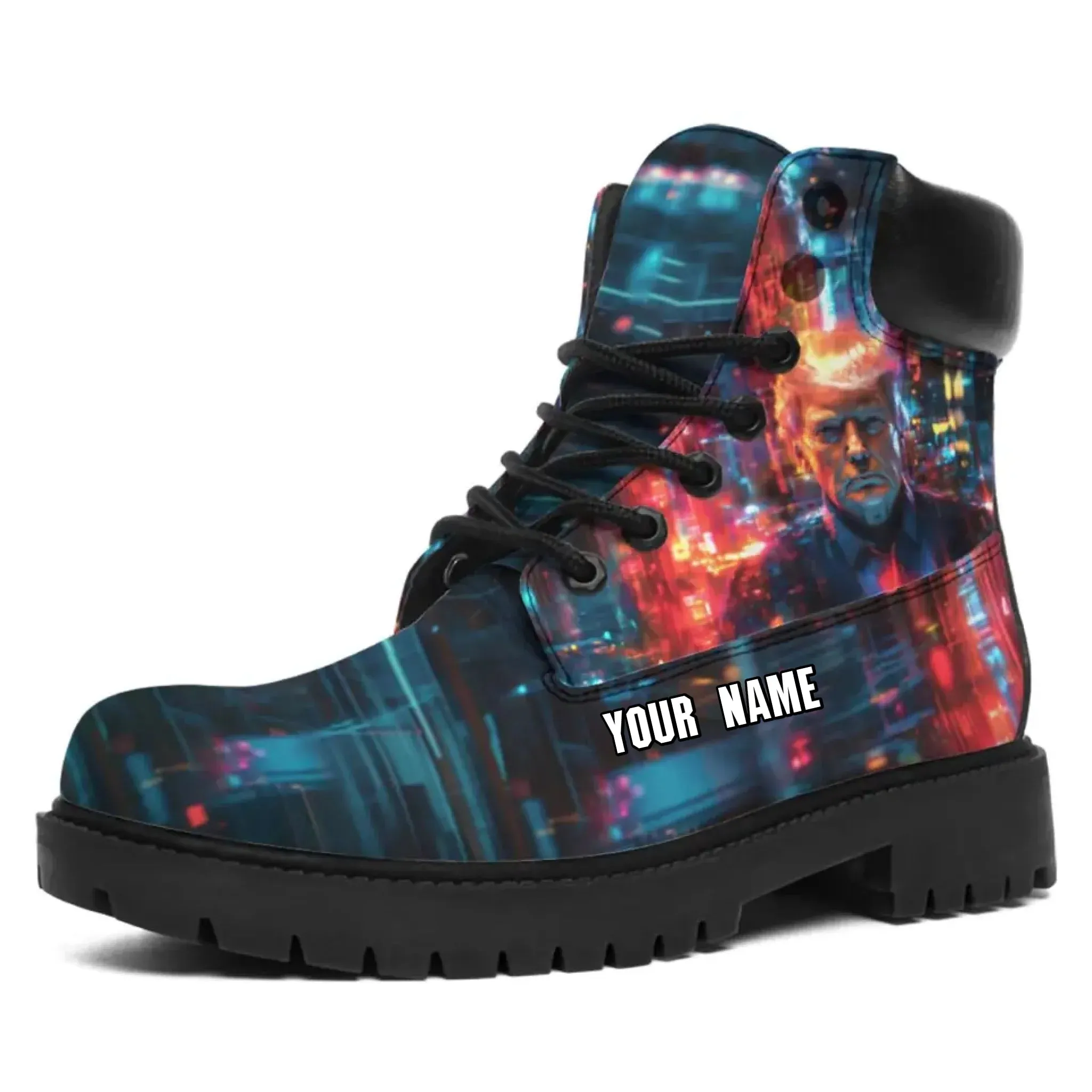 Personalized Trump Sneakers, Custom Patriotic Shoes, Trump Airforce Stylish Shoes