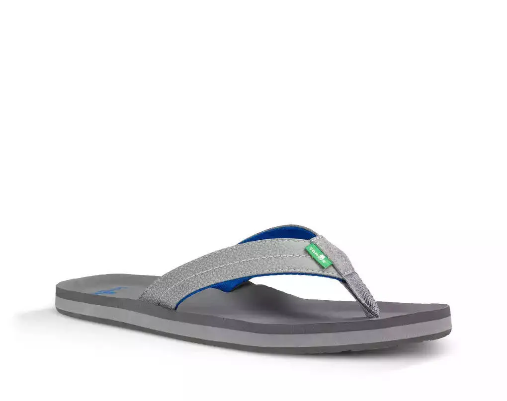 Sanuk Mens Burm Grey Light Grey