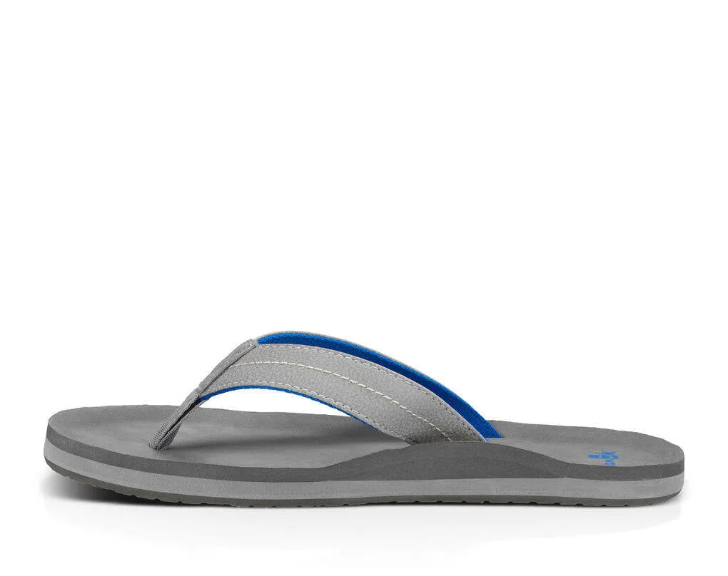 Sanuk Mens Burm Grey Light Grey