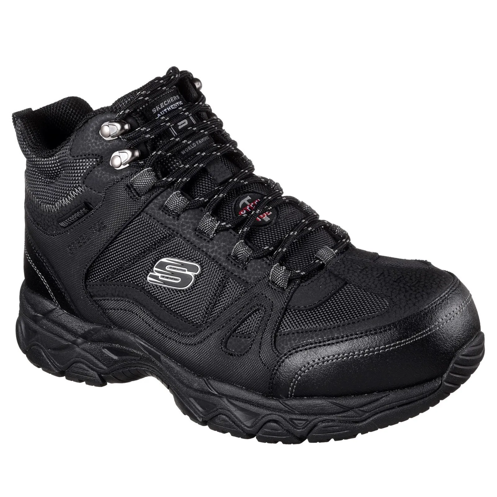 Skechers Work Ledom Safety Boot with Steel Toe Cap