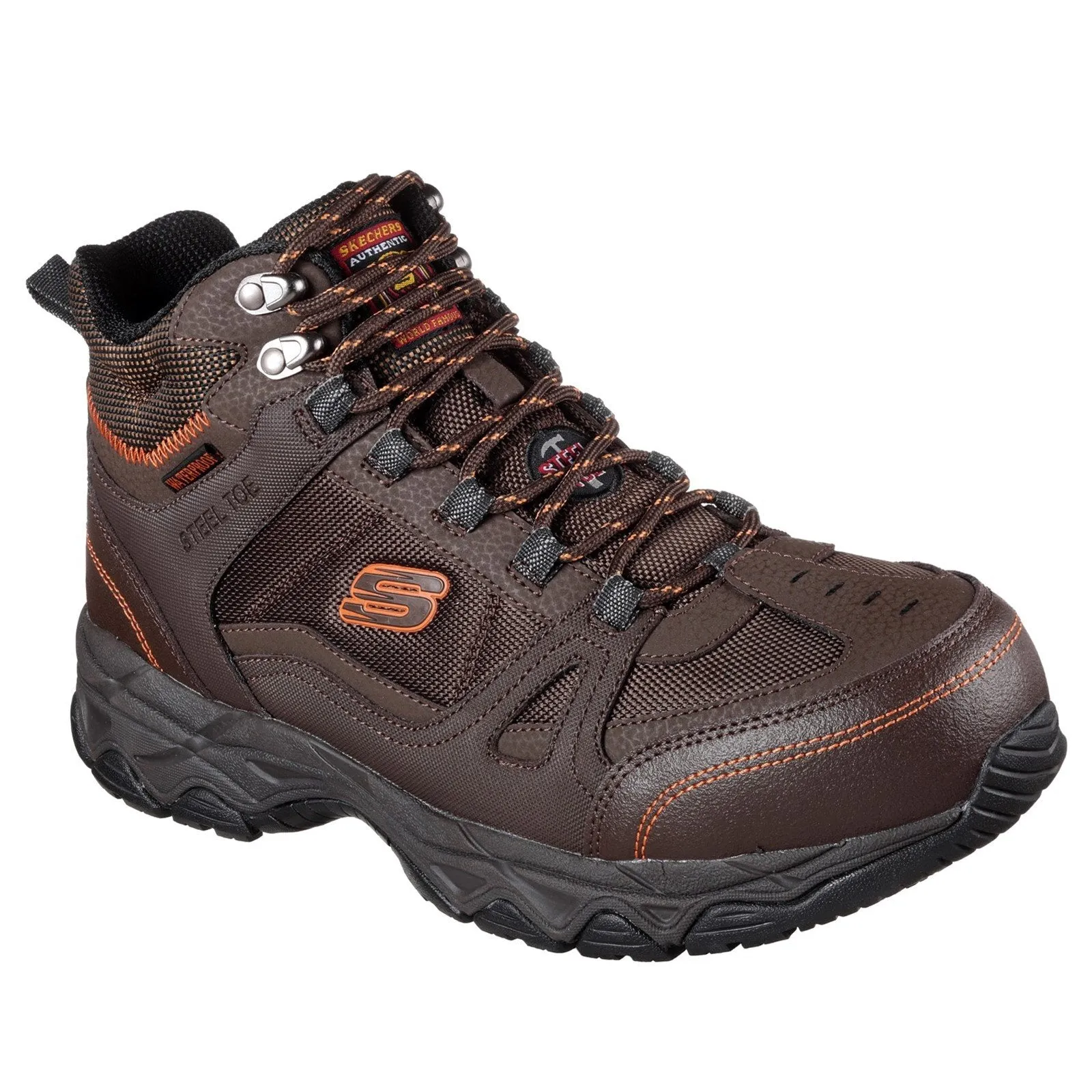 Skechers Work Ledom Safety Boot with Steel Toe Cap