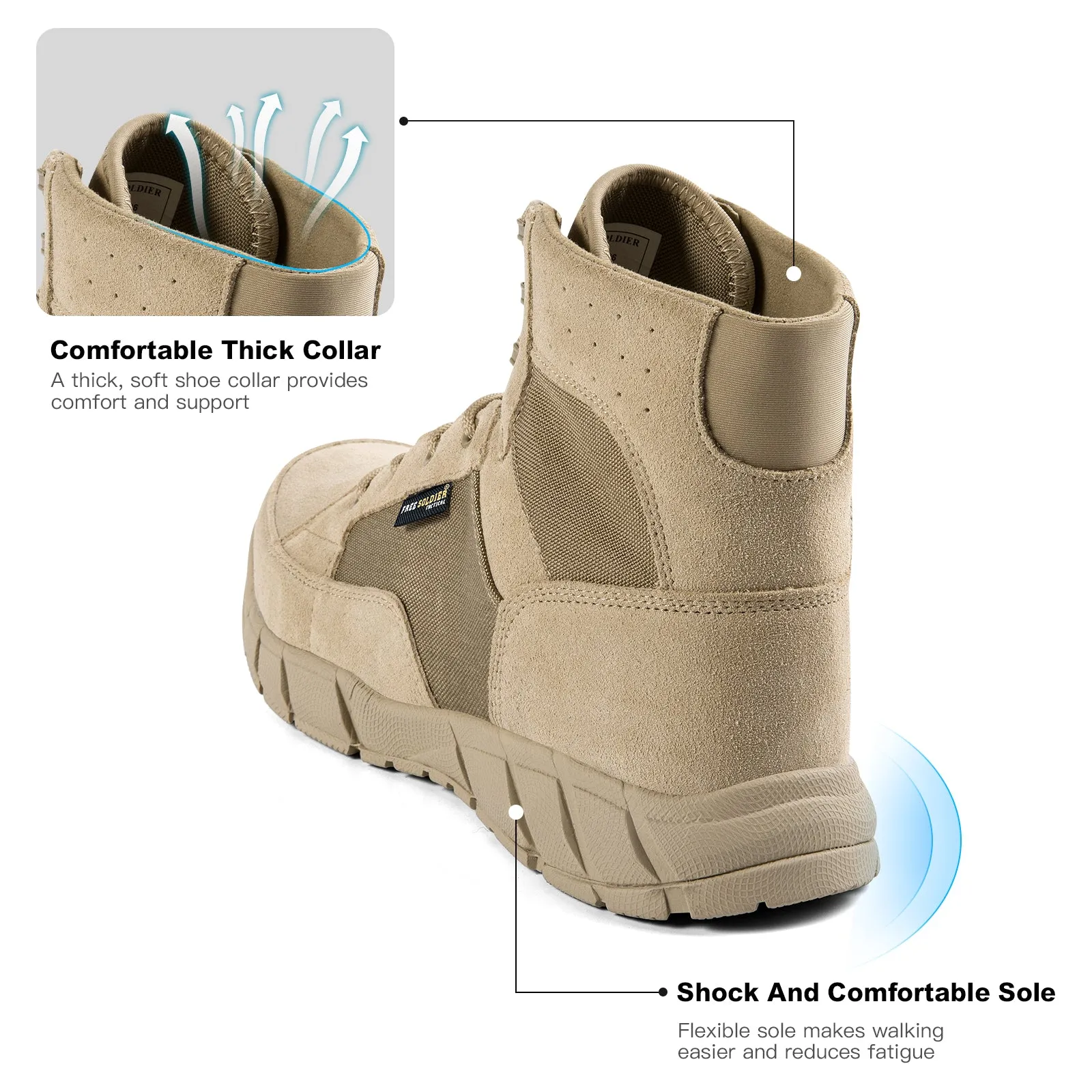 STORM II 6" Men’s Military Lightweight Tactical Boots