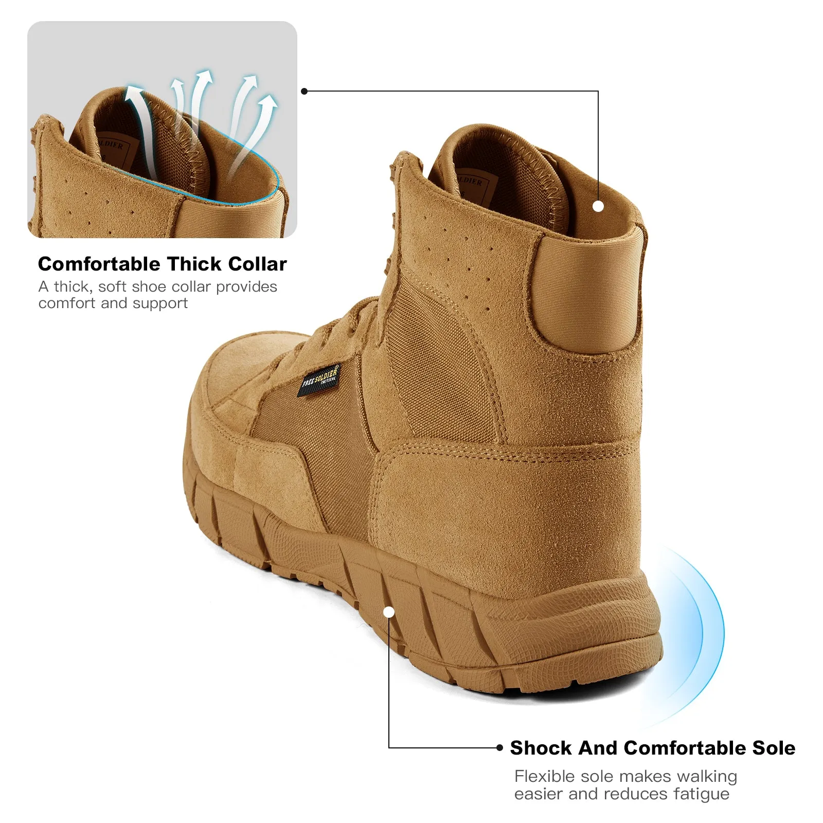 STORM II 6" Men’s Military Lightweight Tactical Boots