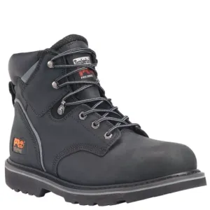 Timberland PRO TB033032001 Men's Pit Boss 6" Steel Toe Work Boots - Black