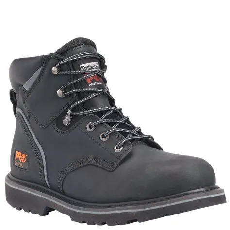 Timberland PRO TB033032001 Men's Pit Boss 6" Steel Toe Work Boots - Black