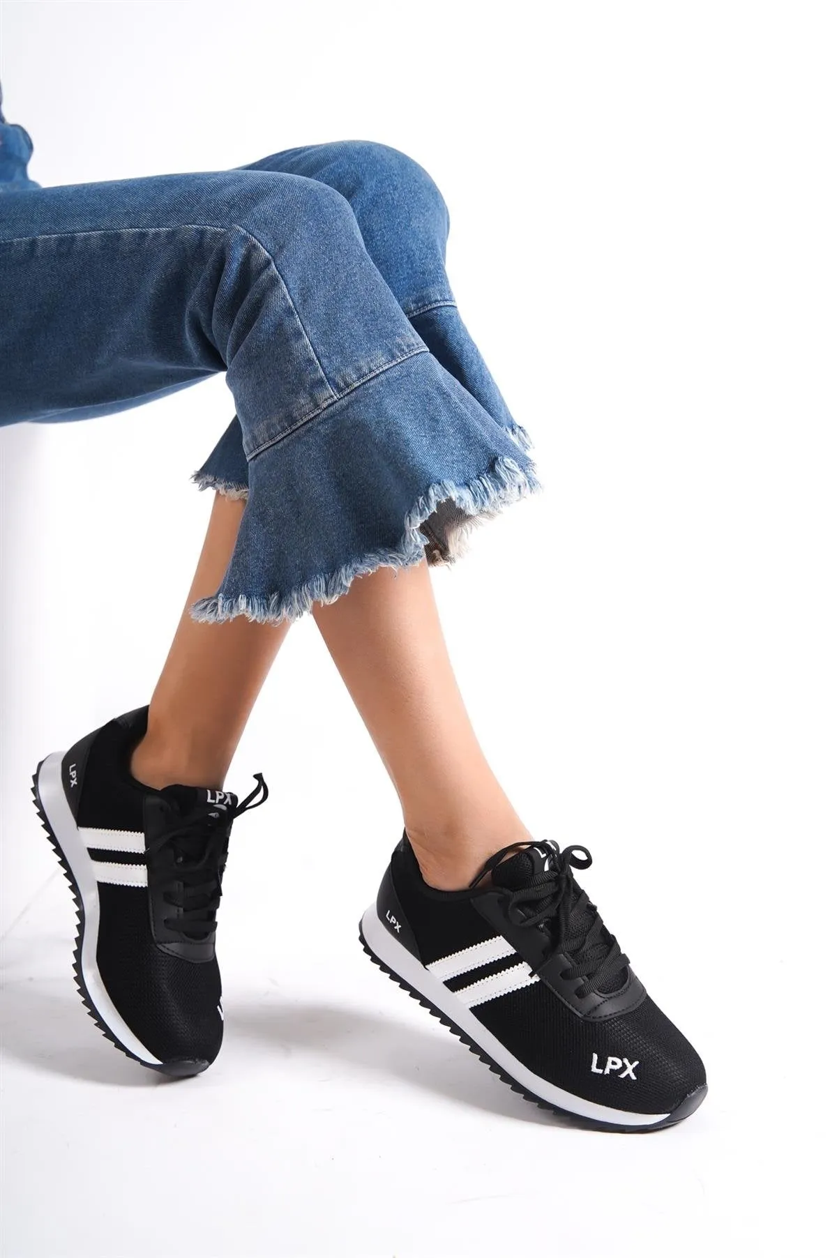 Unisex Black Comfortable Orthopedic Sneaker Sports Shoes