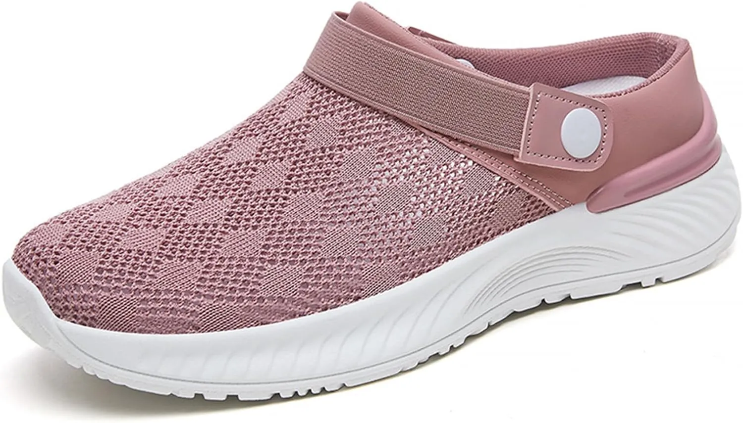 Women's Orthopedic Sandals Summer Breathable Mesh Hollow Out Walking Mules Casual Lightweight Closed Round Toe Slip On Outdoor Beach Shoes Fashion Quick Drying Water Shoes