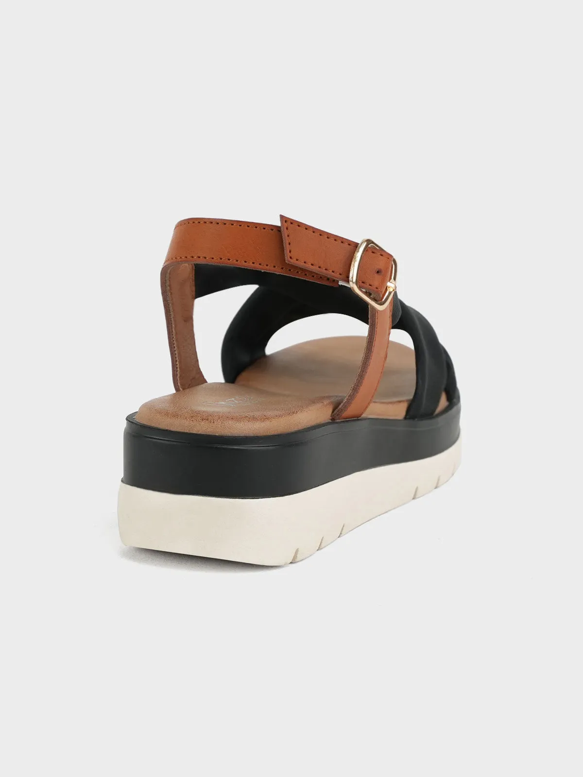 Womens "LUELLA" Casual Cross Over Sandals