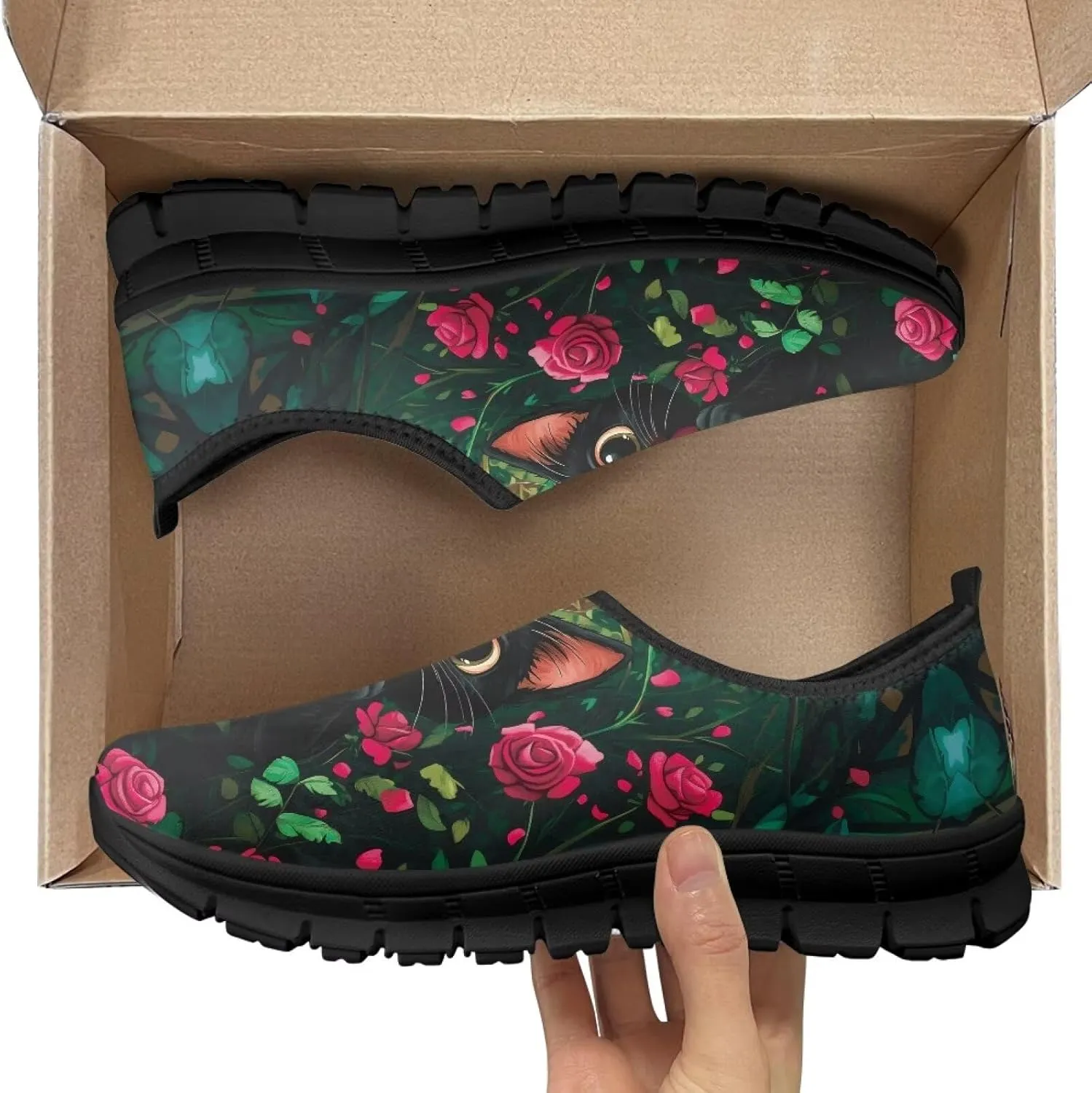 Women's Sneakers Breathable Lightweight Non Slip Walking Running Shoes Indoor Outdoor Gym Sneakers