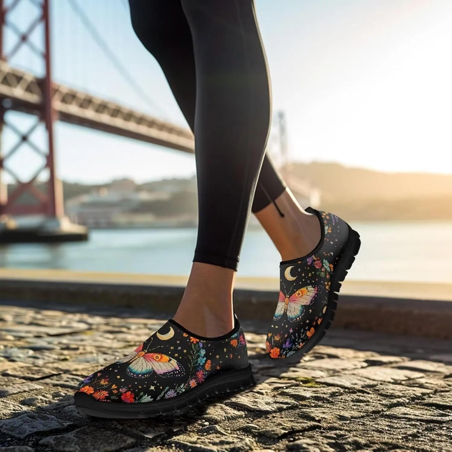 Women's Sneakers Breathable Lightweight Non Slip Walking Running Shoes Indoor Outdoor Gym Sneakers